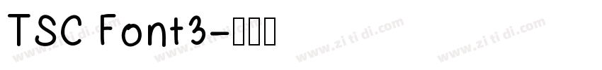TSC Font3字体转换